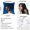 C-Camila Cabello Cushion Cover Cushion Cover Pillowcase, Anti-Mite Invisible Zipper, Linen Sofa Cushion