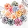 3Pcs Artificial Snowy Flower 11cm Silk Flower Head Home Decoration Wedding Decor DIY Bridal Chest Flower Party Accessories