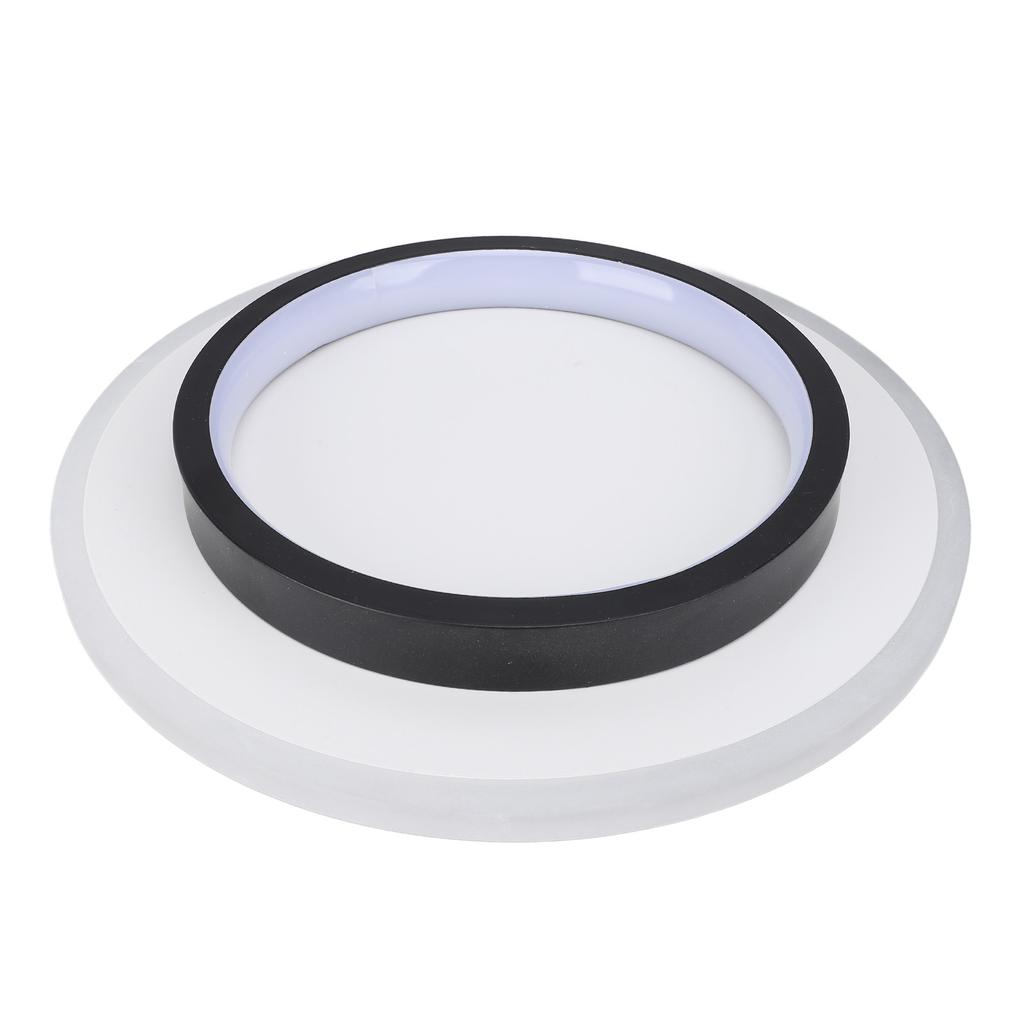 Modern LED Ceiling Light Flush Mount Round Fixture with Remote Control for Living Room Hallway Entry