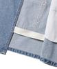 Musinsa Standard Woman Women'S Denim Mini Wrap Skirt [Light Indigo]