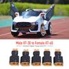 5pcsset RC Drone Connector Adapter Battery Converter Plug (XT30 Female to XT60 Male )