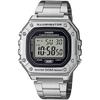 Casio Standard Digital Watch W-218HD-1AV Men's Metal Band Silver Imported Model