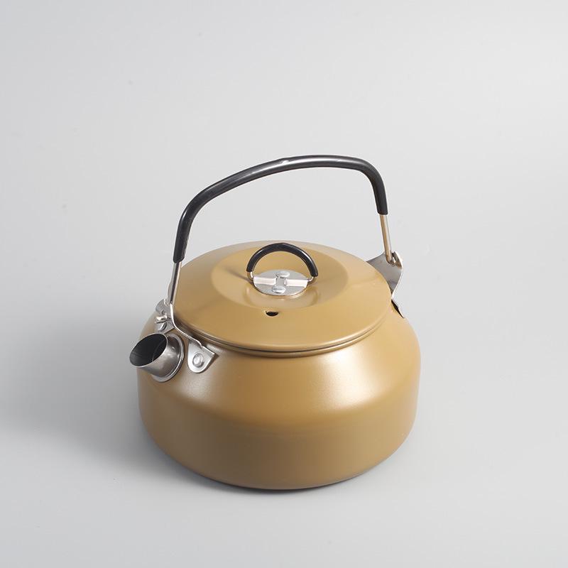 Portable Outdoor 304 Stainless Steel Camping Kettle and Coffee Pot