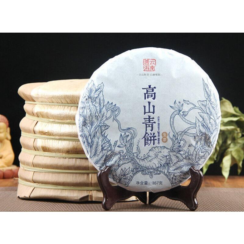 Yunnan Menghai Pu'er Rauwe Theecake Zwarte Thee 357g