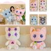 Niedliche Cartoon Plüschtierpuppe für Mädchen mit weicher PP-Baumwollfüllung