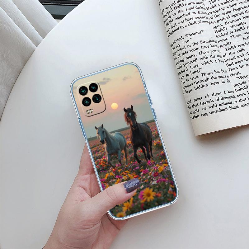 Fine Horse Transparent Phone Case for Motorola Moto G40 G04 G05 One Ace Action  Fusion + Plus Hyper Macro Vision Zoom
