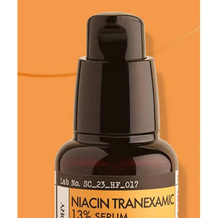 Derma Factory Niacinamide Tranexamic Acid 13% Serum – Brightening, Dark Spot & Pigmentation Care, Daily Whitening Vegan Serum, Korean