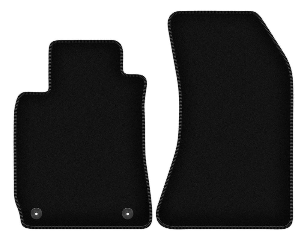 BASIC schwarze Samt-Fußmatten für: Alfa Romeo Spider Cabrio (2005-)