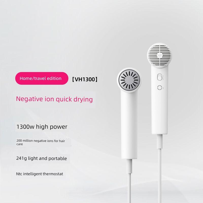 Vgo High-Speed Mini Hair Dryer Portable for Business Trips and Travel, Negative Ion Student Compact Mini Hair Dryer