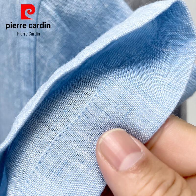 Pierre Cardin Men's 100% Linen Short Sleeve Shirt