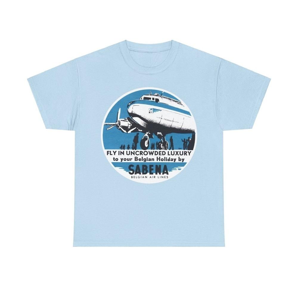 

Belgium Sabena Airlines Retro Nostalgic T-shirt 3XL