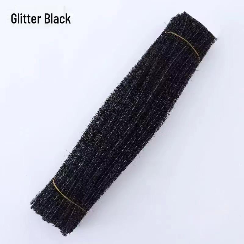 Ten-Color Glitter Chenille Stems: DIY Christmas Crafts and Children's Handicrafts