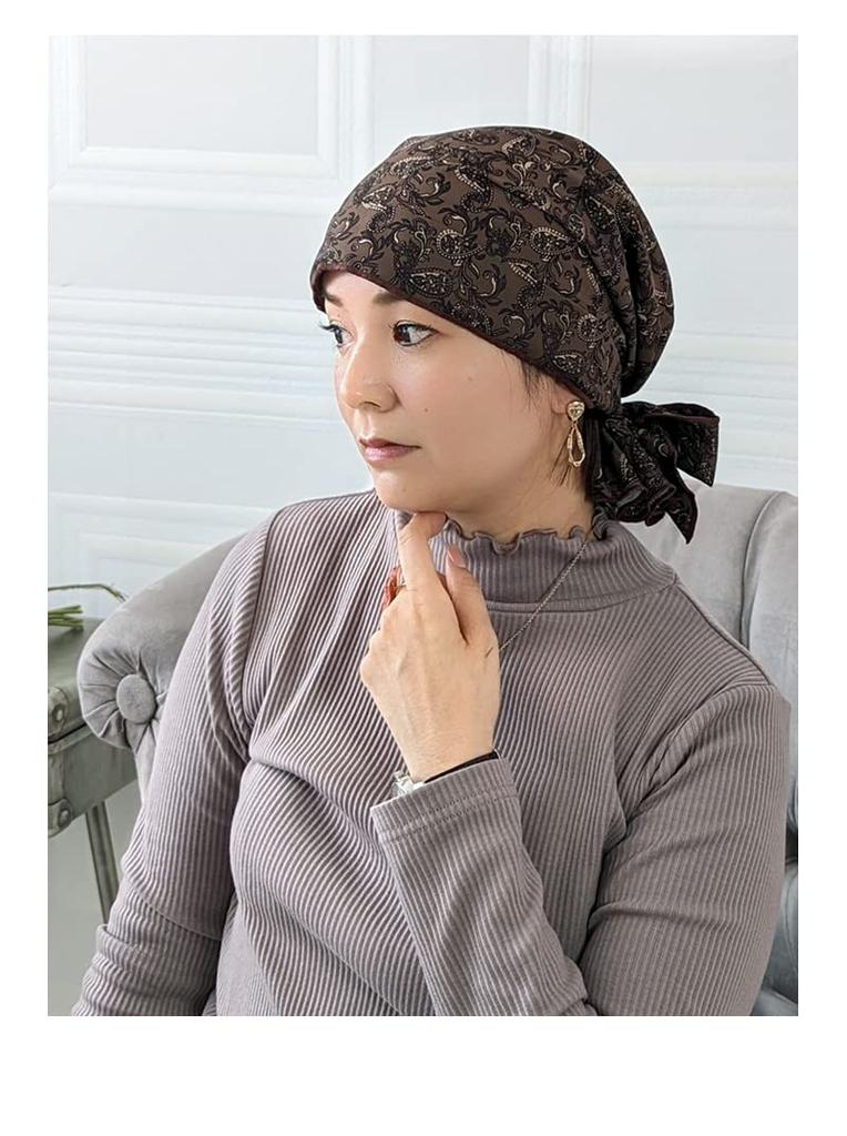 MY Medical Care Bandana Organic Cotton Chain Free Hair Free Gift Wrapping [KISS LIFE] Hat, Hat, Type, Paisley, Cute, Stylish, 100% -Drape- Pattern,