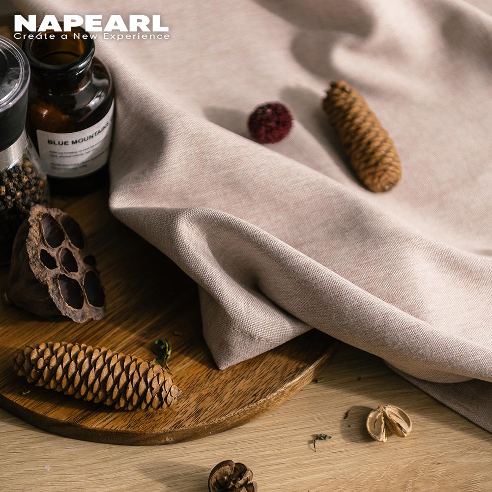 1 Stück NAPEARL Präzisions-Verdunkelungsvorhang 70% Verdunkelung Unifarbener Fensterbehang für Wohnzimmer Schlafzimmer Heimdekoration