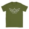 Zeldas Hyrule Crest EleUnisextal Triforce Logo T-Shirts Unisex 100% Baumwolle Vintage T-Shirts Tees Kurzarm Kleidung Geburtstagsgeschenk