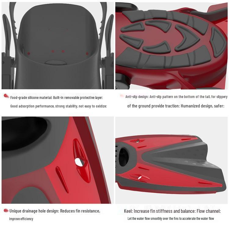 Adjustable Unisex Diving & Snorkeling Fins with Shoes