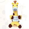 Haakwerk Grappige Positieve Energie Giraffe Pop Met Kaart Huis Kamer Decoratie Handgemaakt Gebreide Giraffe Bureau Ornament Kerstcadeau