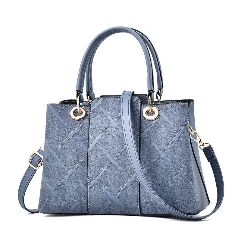 Сумка с текстурой Женская 2025: Модная и шикарная однолямочная сумка-кроссбоди для мамы среднего возраста