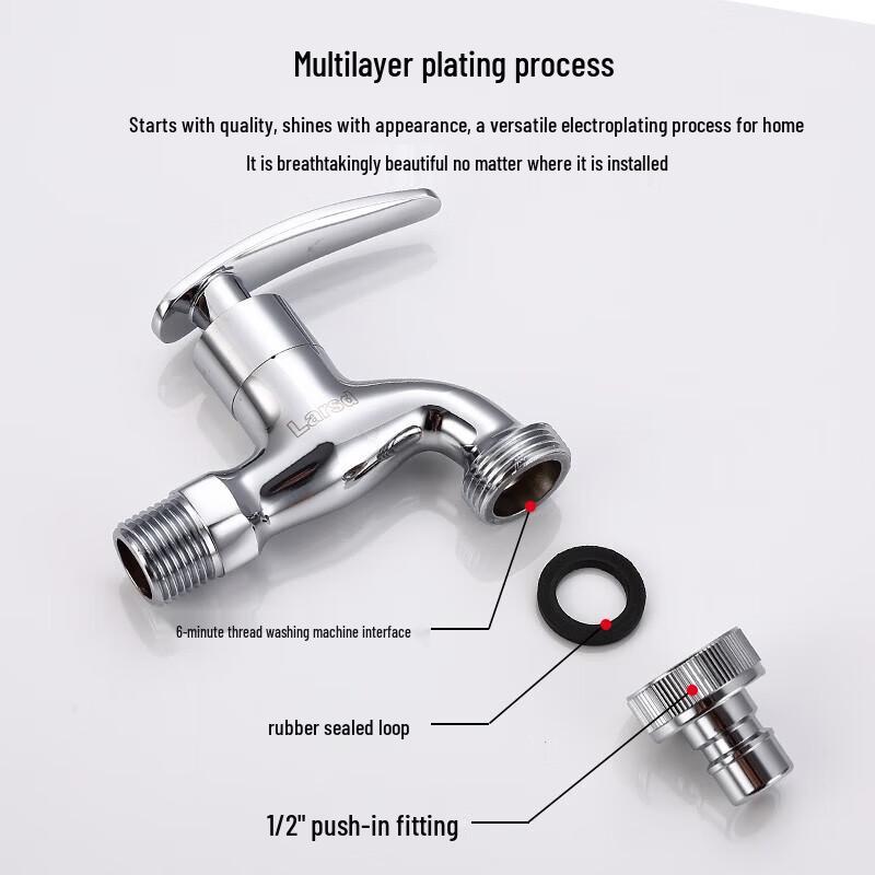 Larsd LX207 Quick-Open Mop Pool Faucet