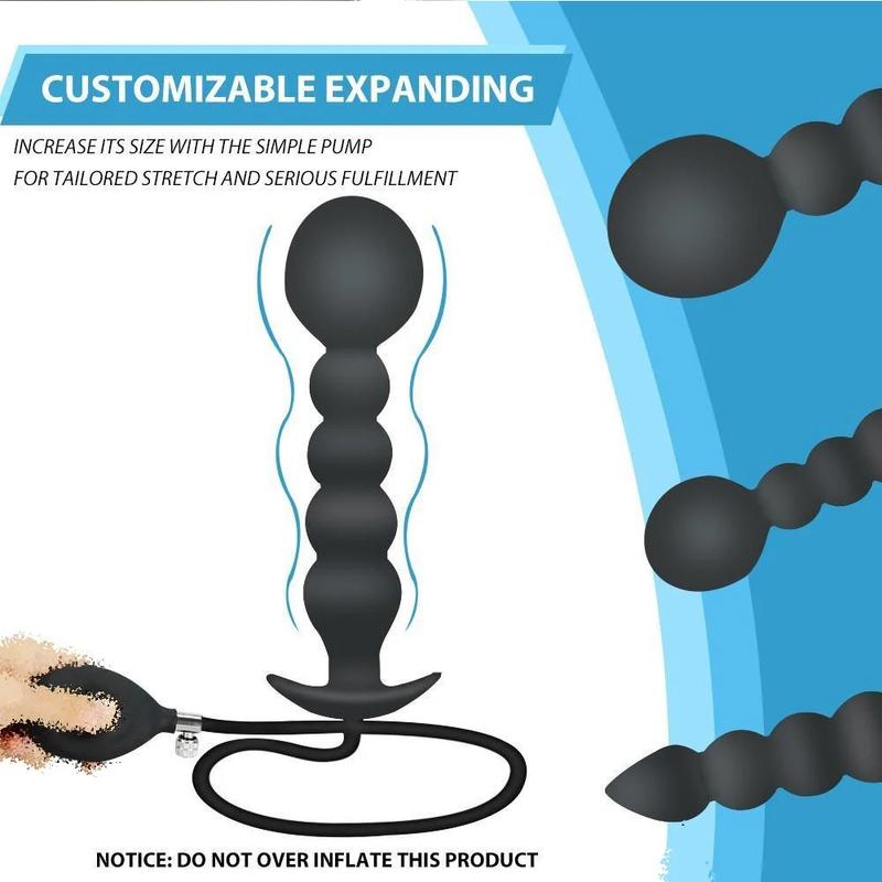Aufblasbarer Anal-Dildo-Plug, erweiterbarer Butt-Plug mit Pumpe, Sexspielzeug für Frauen, Männer, Anal-Dilatator, Massagegerät, Erwachsene Produkte