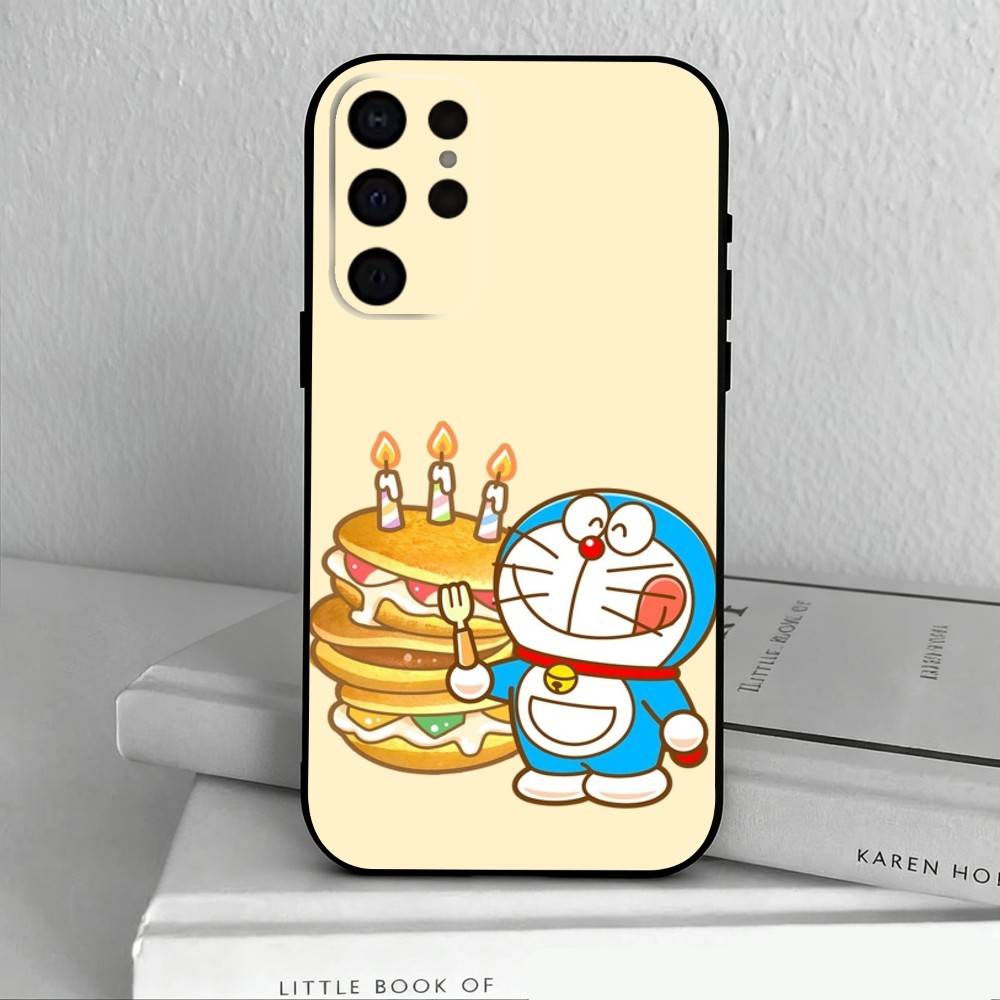 C-CARTOON D-Doraemon C-cute  Phone Case For Samsung S25,S24,S21,S22,S23,S30,Ultra,S20,Plus,Others Soft Black Case