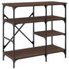 VidaXL Support de Boulanger, Étagère avec Pieds Réglables, Meuble de Rangement, Organisateur de Cuisine Intérieur, Moderne, 845425