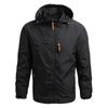Men's Tactical Casual Jacket Waterproof Outdoor Hooded Coat Oversized Windscreen Sports Military Camping Overalls