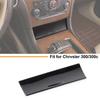 Carbon Fiber Center Storage Box Drawer Accessories Cover For Chrysler 300 2011+