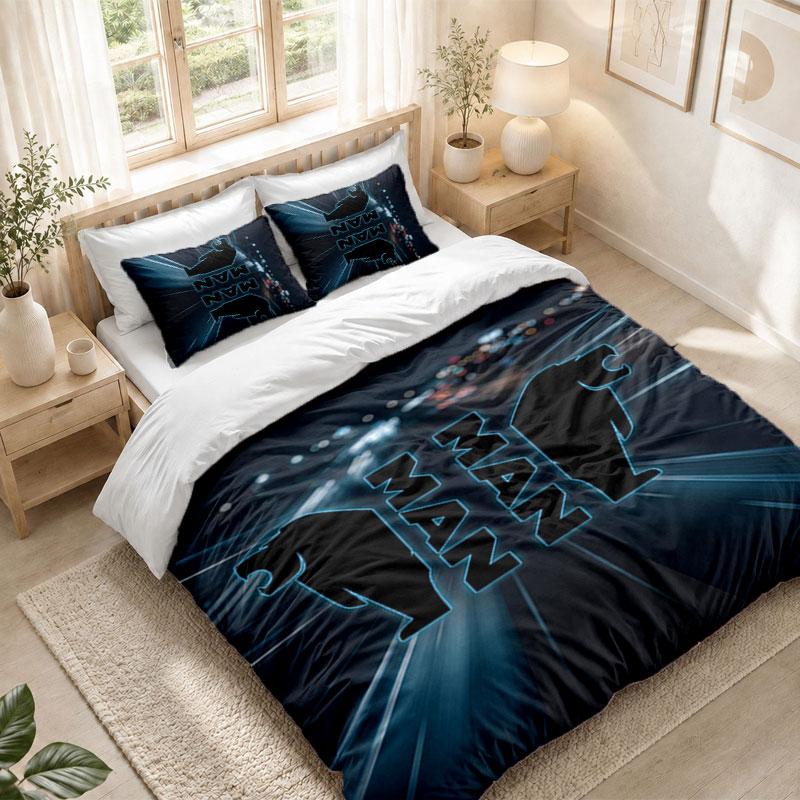 Juego de Ropa de Cama 1 Funda Nórdica 2 Fundas de Almohada Estampado de Camión de Hombre Decoración del Dormitorio del Hogar