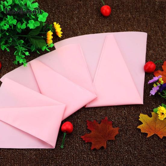 4 Stück wiederverwendbare Silikon-Zuckerguss-Rohrtülle für Creme-Spritzbeutel, DIY-Kuchen-Backwerkzeug