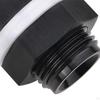 Schot Fitting Adapter Zwart Recht Gebruikt met , Brandstof, Water, Accessoires Direct Vervangen Auto