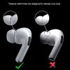 1pair Earmuffs Ear Tips Silicone Headphone Eartips Earphone Case Earplug Cover  For Airpods Pro 1/2