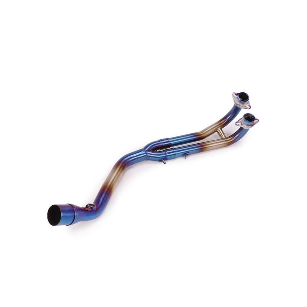 Exhaust System Slip For Yamaha TMAX 530 500 2008-2016 Full Exhaust Header Pipe 370mm Muffler Exhausts Pipes