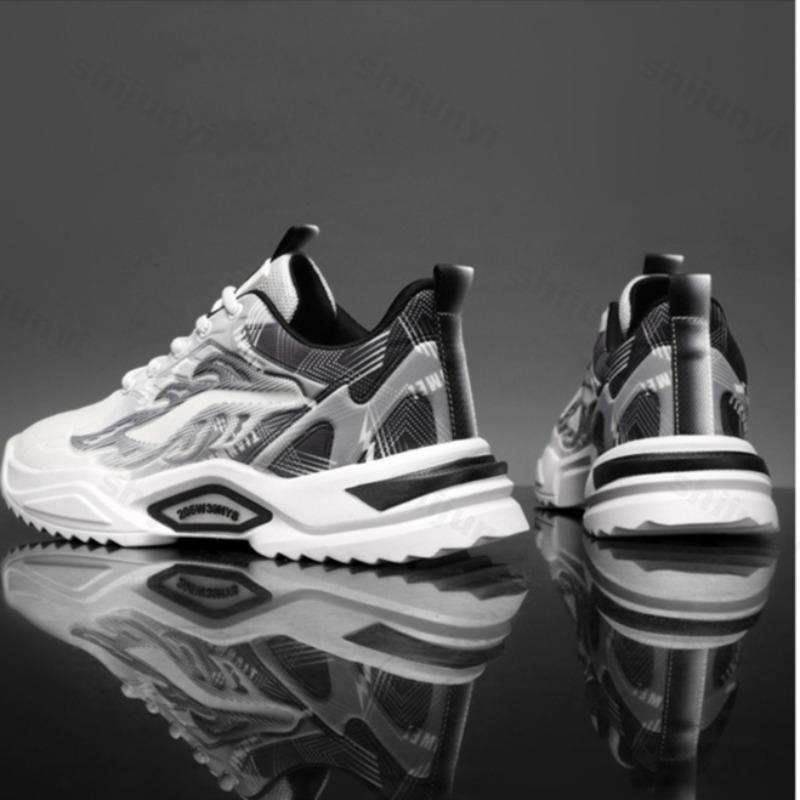 Fashion Men Casual Sports Shoes Autumn Comfortable Non Slip Outdoor Running Shoes Lace Up Breathable Men Sneakers Zapatillas De Hombre