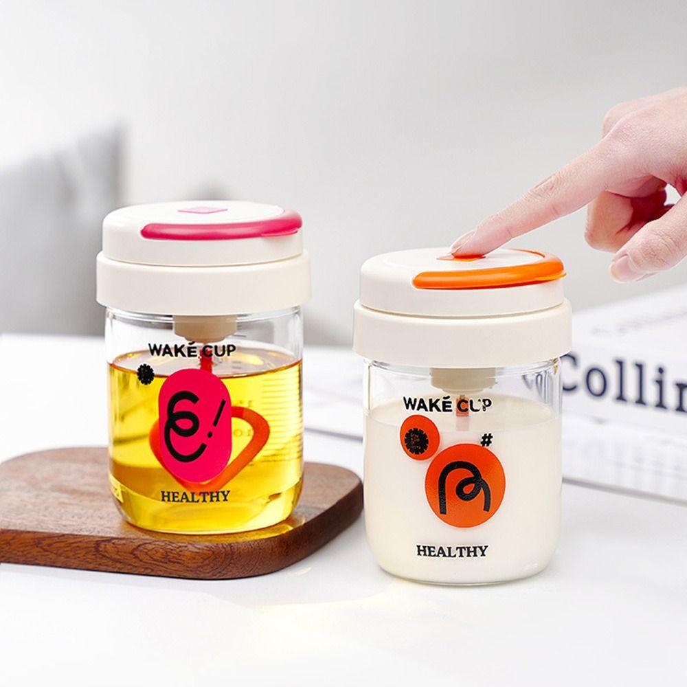 300ml Rotating Blender Mug Clear High Speed Stirring Cup Durable Protein Shake Bottle  Kitchen