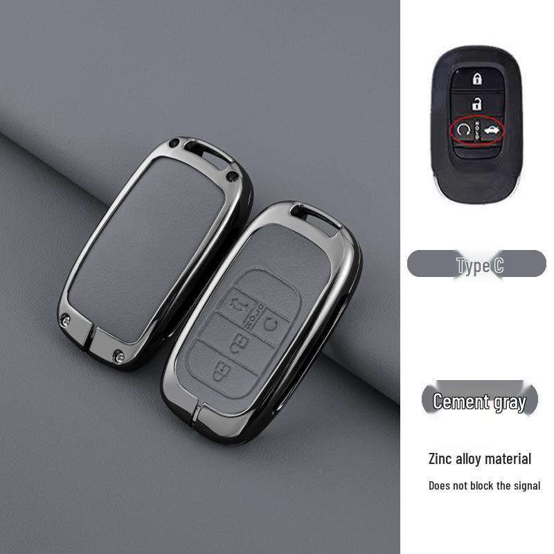 Stylish Metal Car Key Case for XRV, Fit, Vezel, URV, Fengfan, Xiangyu - Personalized Luxury Remote Shell Cover