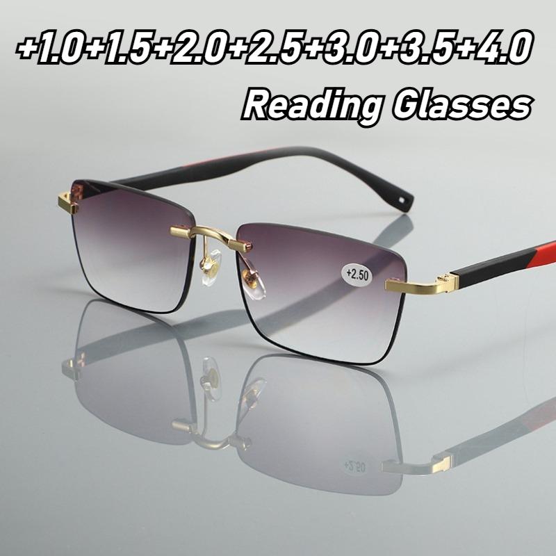 Men's and Women's Fashionable New High-Definition Reading Glasses Classic Business Reading Glasses Blue Light Blocking Glasses