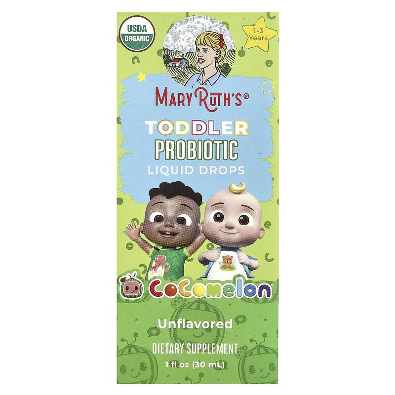 Toddler Probiotic Liquid Drops, Cocomelon™, For Ages 1-3 Years, Unflavored, 1 Fl Oz (30 Ml)