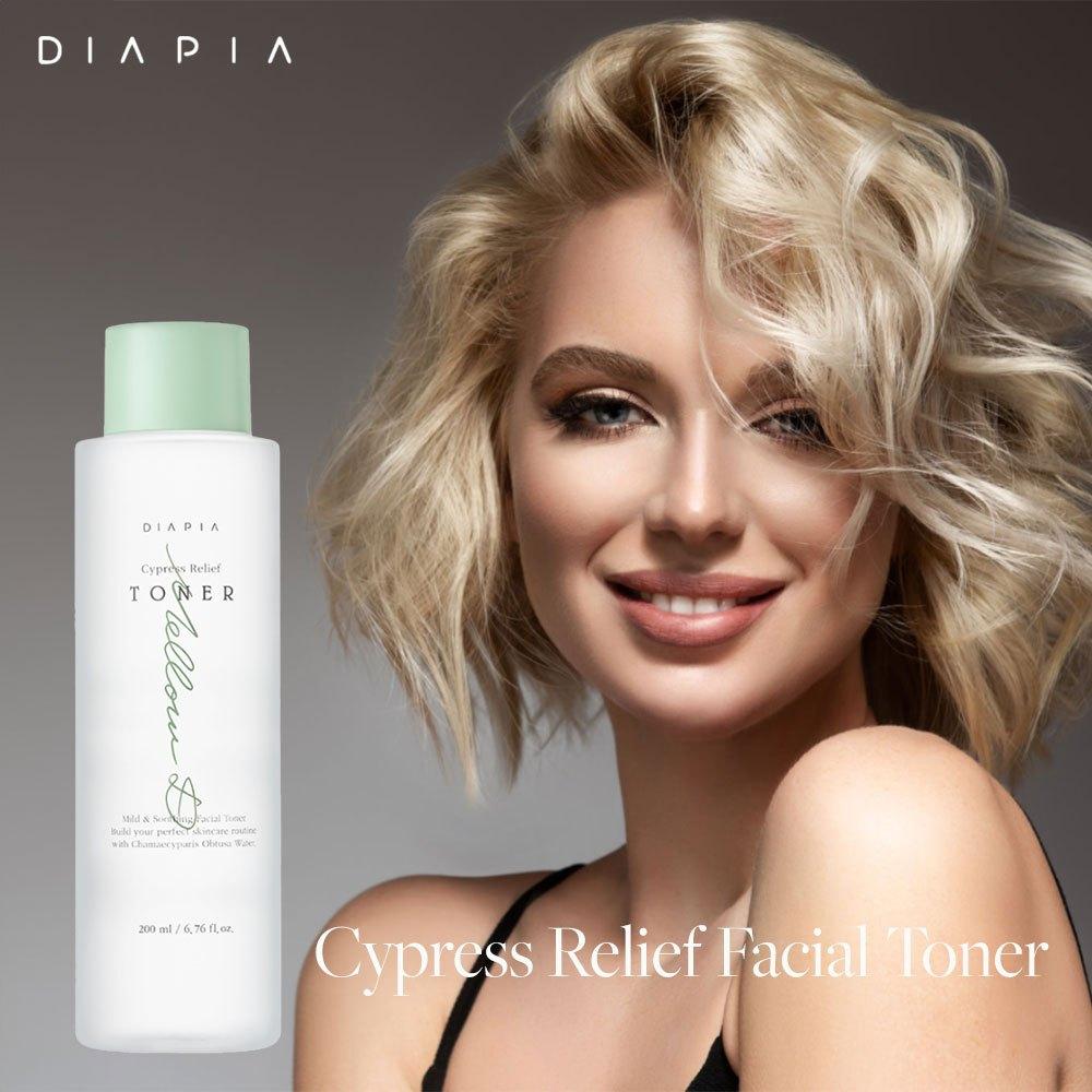 

DIAPIA Cypress Relief Тоник для лица Успокаивающий EWG Зеленый класс Увлажняющий баланс эластичности