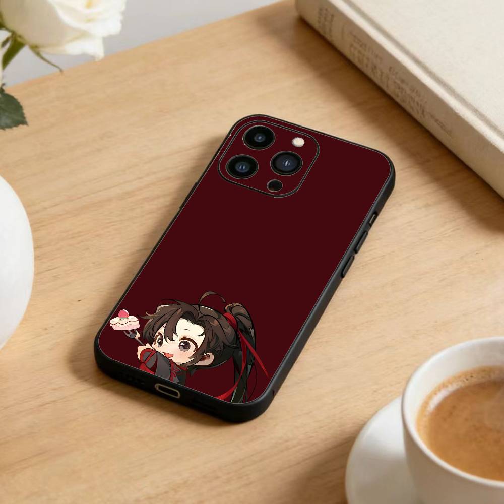 Grandmaster Demonic Cultivation Phone Case For iPhone 16,15,14,13,12,17,Pro Max,Plus Silicone Black Case