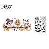 Seasonal Party Accessories Halloween Ghost Glass Sticker, Cartoon Static Window Cling for Decorative Film Parties, Waterproof Decoration