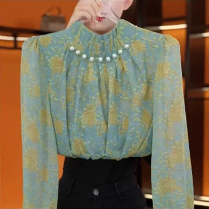 

2026 Spring/Autumn Fashionable Age-Reducing Top for Middle-Aged & Elderly Women - Elegant New Style Clothing Extra Large