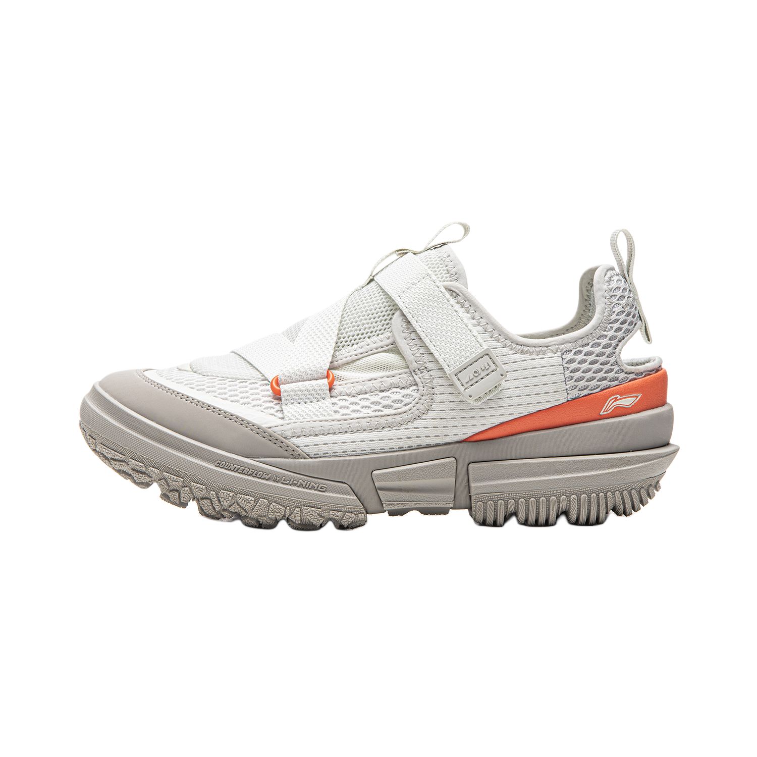 Li Ning Outdoor CF Tracing Женские низкие уличные кроссовки Меловой Лайм AHLV006-6 37.5