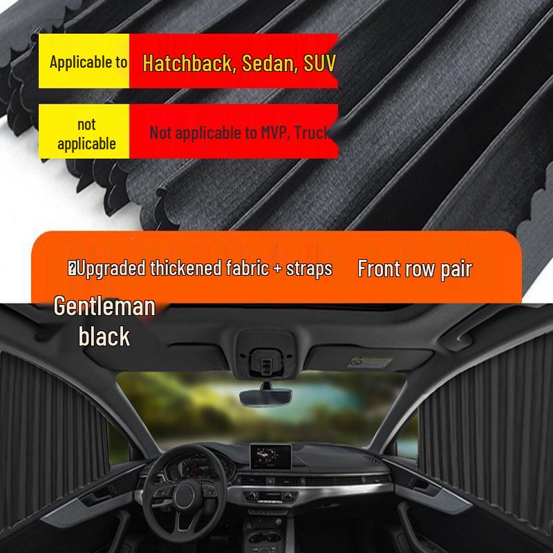 Universal Magnetic Car Sun Shade - Side Window Heat Insulation Curtain
