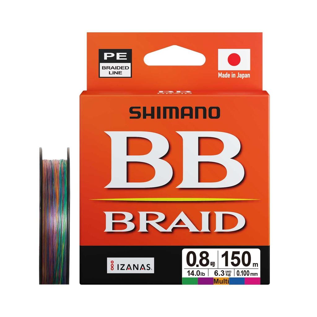SHIMANO PE line BB braid 150m LD-M54Y 0.8 multicolor