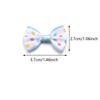 30pcs 2.7*3.7cm Polka Dot Polyester Ribbon Bows Colorful Mini Bowknots For DIY Clothing Sewing Hairpin Decoration Accessories