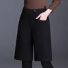 Pantaloncini larghi a vita alta in lana taglie forti da donna 2025 - Moda Autunno/Inverno