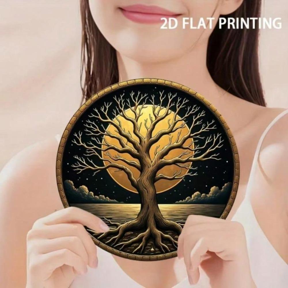 Bohemian Moon Wall Art Handcrafted Metal Sign Home Decor