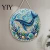 Stress Relief Creative Activity Coastal Faux Pearl Painting Kit, Ocean Theme Art DIY Sparkling Gemstone Crafting Sea Animal Ornament Craft Kit