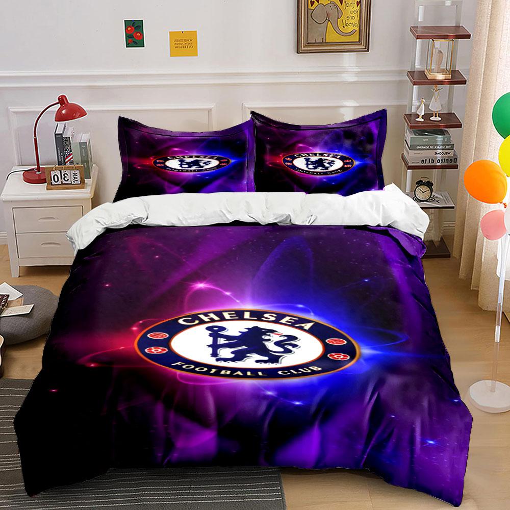 

Chelsea Football Club logo. Bedding sets Duvet cover sets Duvet covers Pillowcases(1 * Duvet Cover 2 * Pillowcases without duvet insert) 135x200cm